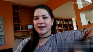 Cute fianĉino unua deepthroat