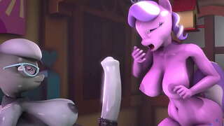 Futa Colher de Prata x Diamond Tiara Facefuck-60FPS