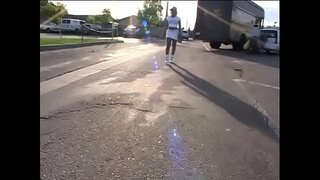 ���ีดำไอ้จ้อนอยู่ในแน่ ebony ก้น