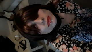 Sissy Emma S self facial