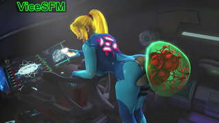 Samus Aran fodida por um monstro (som)
