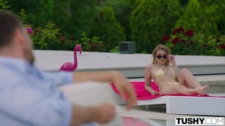 TUSHY ၡမ်ား Eyla ပီးပထမဦးဆုံးစအိုအတွေ့အကြုံနှင့်အတူသကြားဓာတ်ဖေဖေ